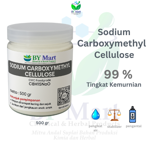 

BY KIMIA & HERBAL - CMC Foodgrade / Sodium Carboxymethyl Cellulose / CMC FH 3000