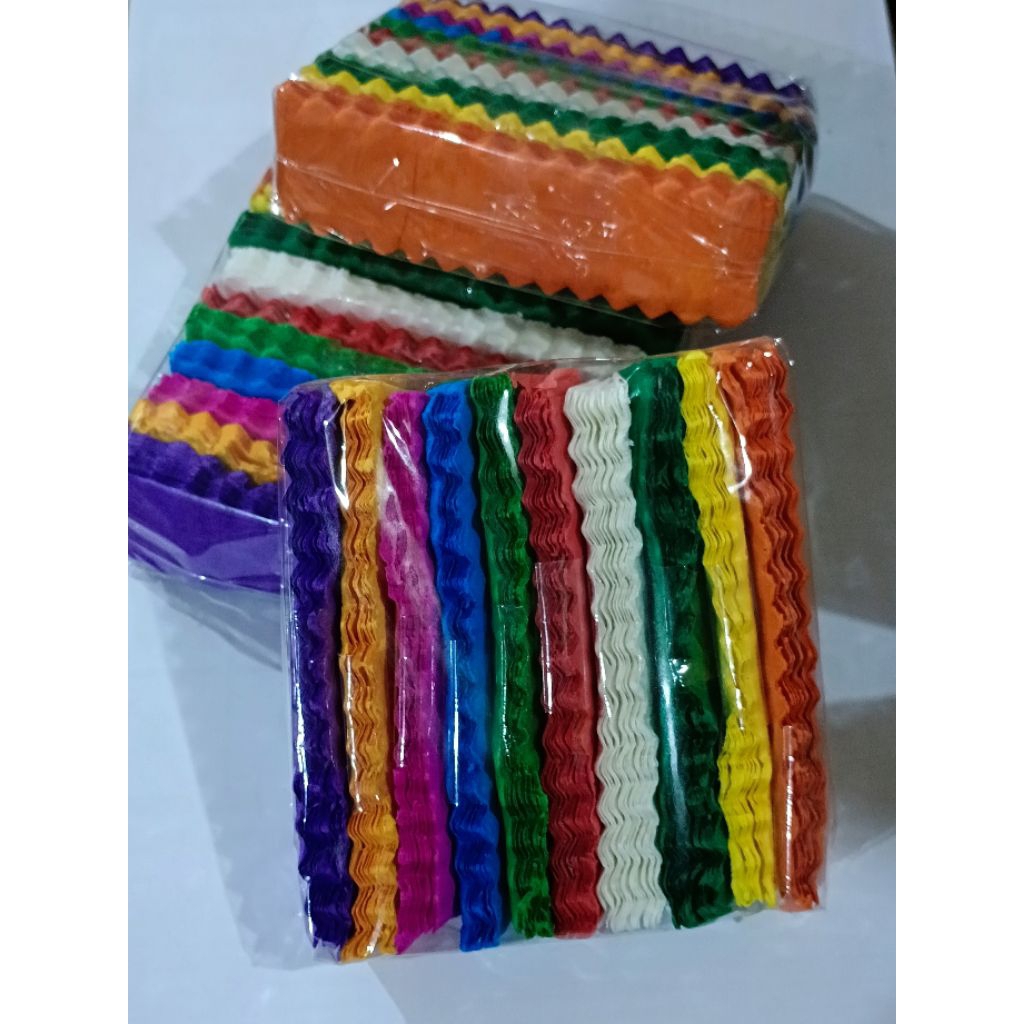 

KERTAS CREPE WARNA WARNI RAINBOW/KERTAS KREP MURAH ISI 10 POTONG