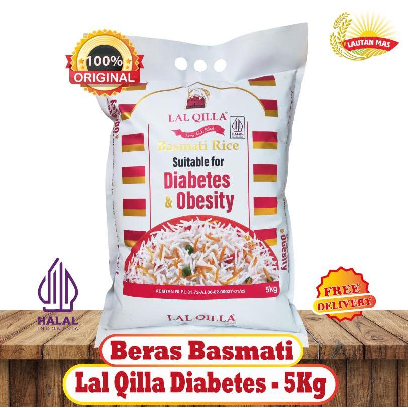 

Lal Qilla Diabetes Beras Basmati 5KG