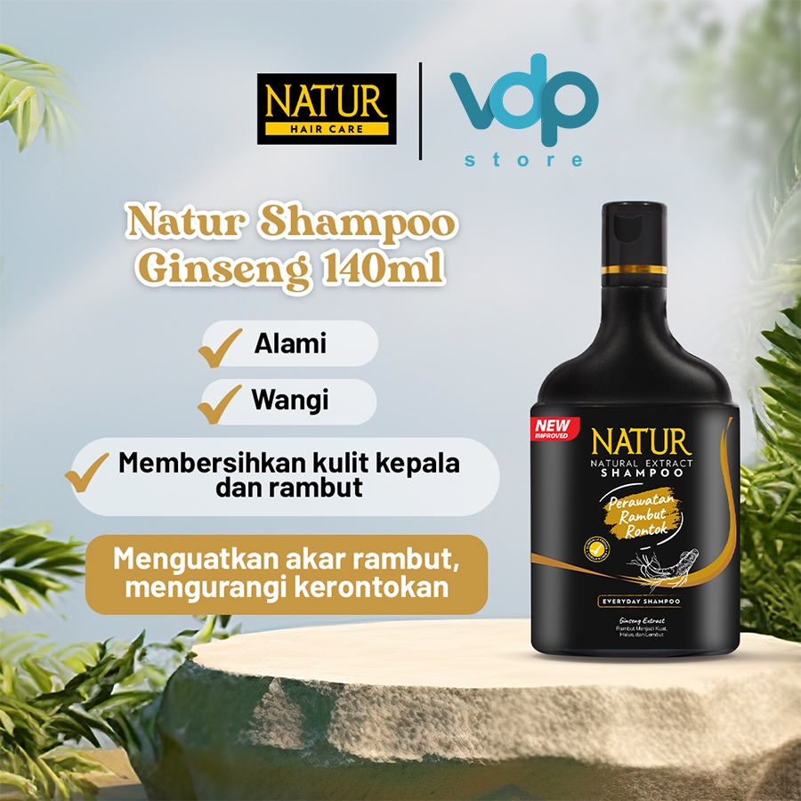 Sampo Natur 140ml Shampoo