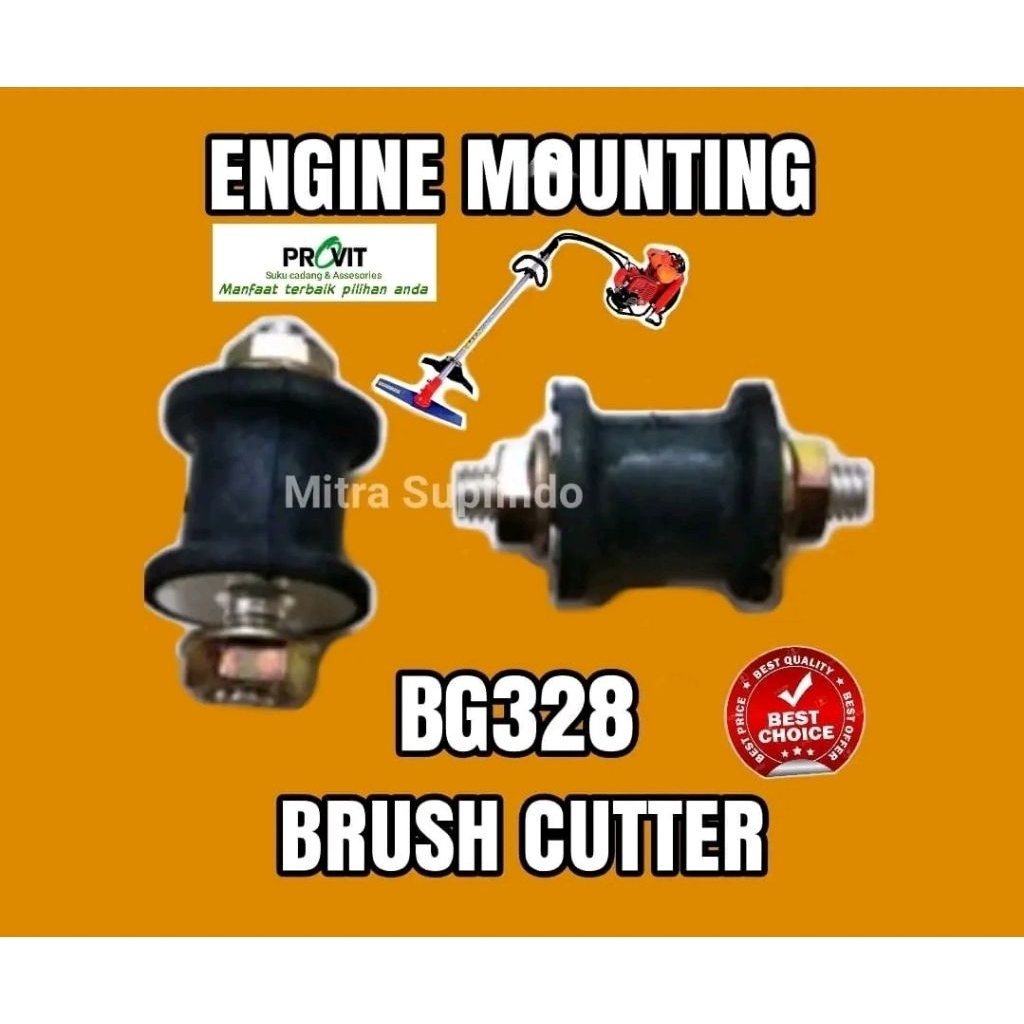 BG328 Karet penahan getaran mesin babat rumput