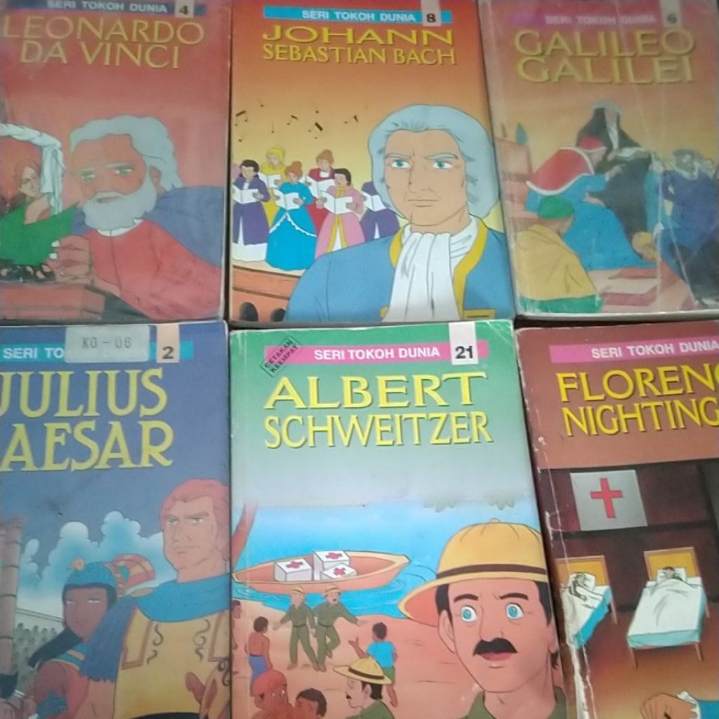 Buku Komik Seri Tokoh Dunia preloved original