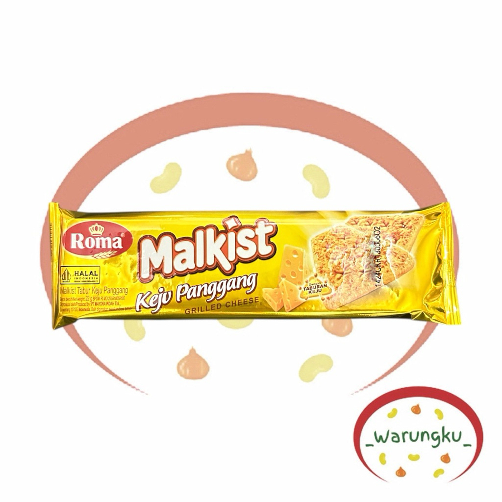 

Malkist KEJU PANGGANG 1pc Grilled Cheese ROMA