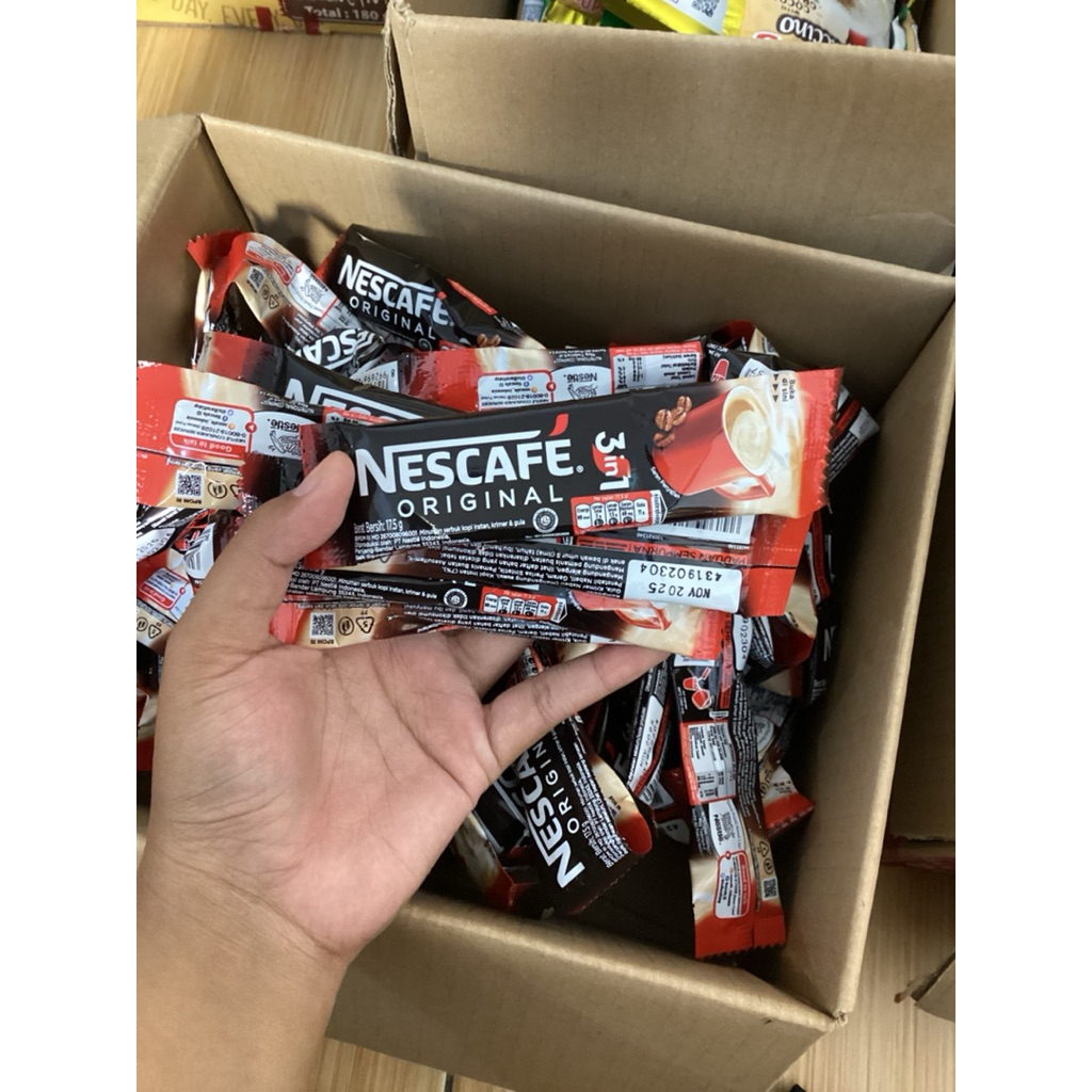 

Nescafe Original 3 in 1 / 1 Renceng (10sachet) / 17,5gram