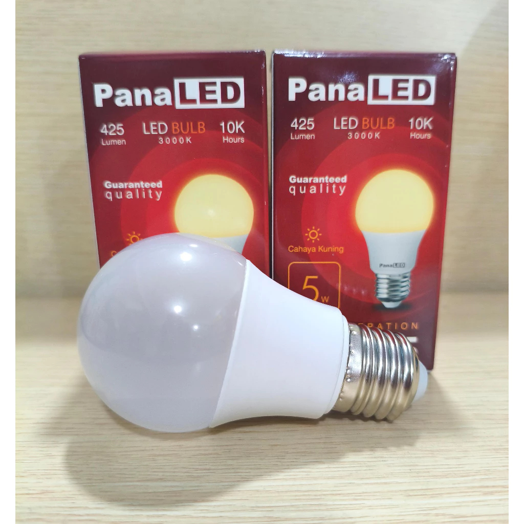 Lampu LED Cahaya Kuning 5W Panaled Altis 5 Watt Lampu Bohlam Panaled Altis LED 5 watt