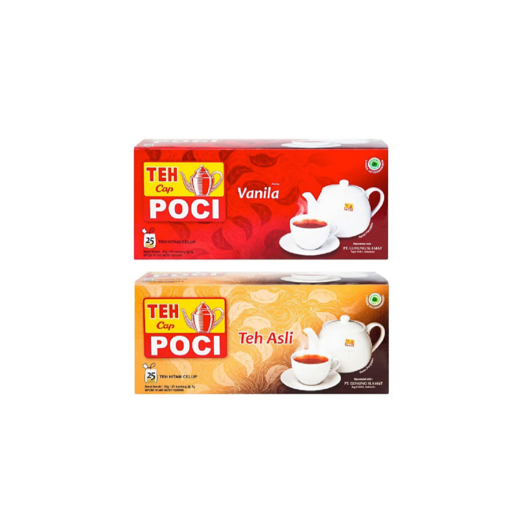 

Teh Celup Cap Poci Vanilla Jasmine Black Lemon Tea 25s JJ 046