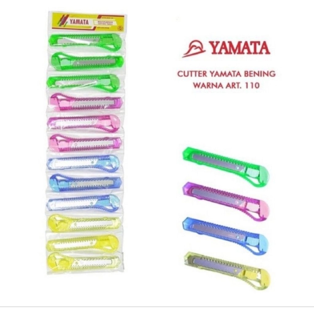 

Cutter Yamata Bening/ Cutter Tajam Murah.Warna ART.110