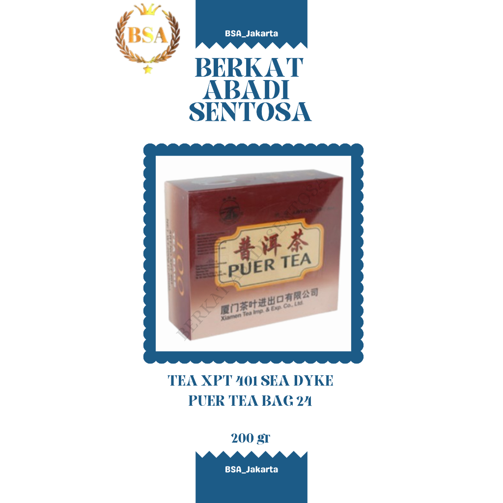 

TEA XPT 401 SEA DYKE PUER TEA BAG 24 PCS (200 GR)