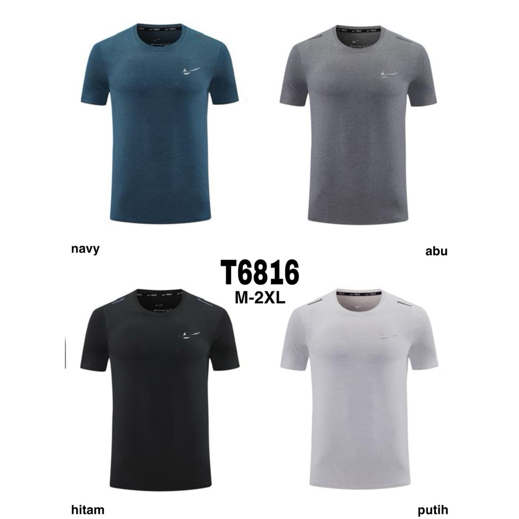 kaos olahraga gym runing T6818
