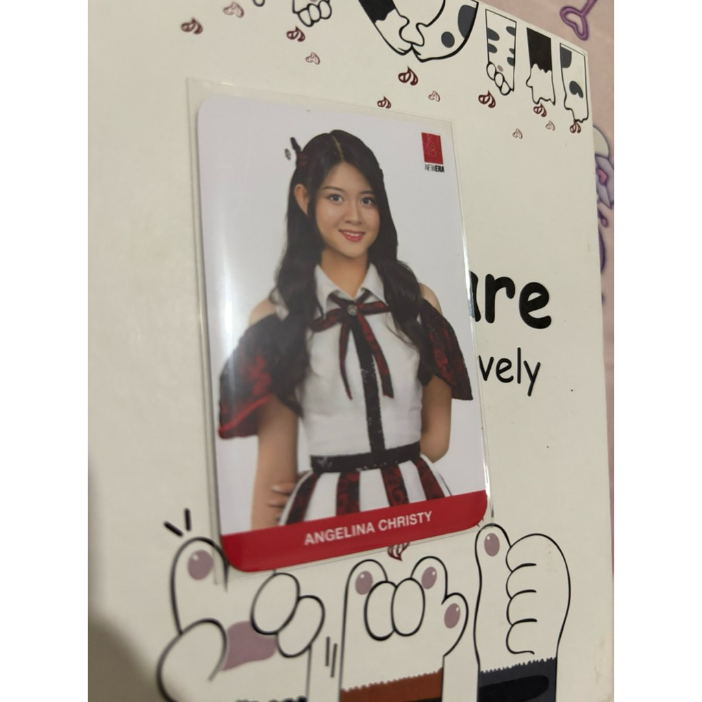 Photocard PC JKT48 Official Spring Has Come Lulu Christy Angelina Christy Gita Sekar Olla Jazzlyn Tr