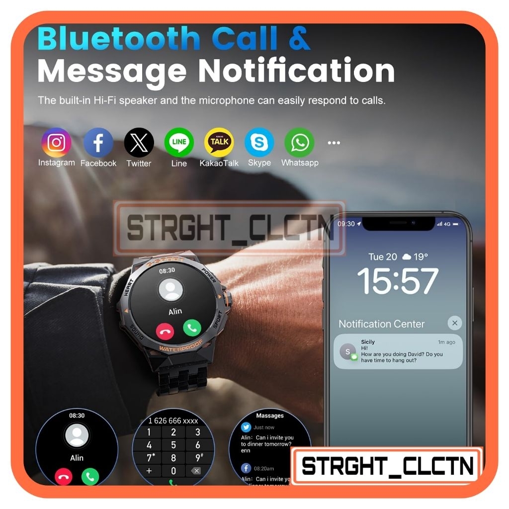 FD68 SMARTWATCH ANDROID 4G ANTI AIR JAM HP PINTAR BISA WA SMS TLFN MUSIK KAMERA BLUETOOTH NOTIFIKASI