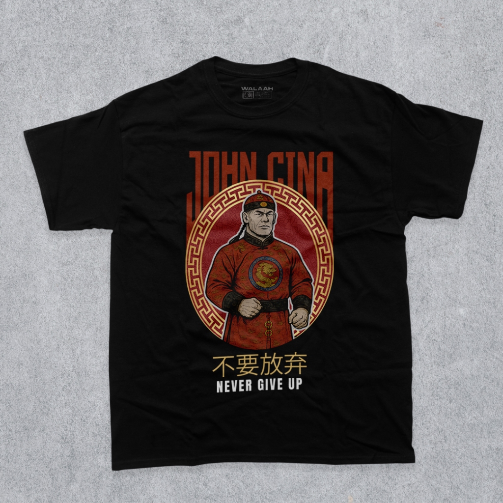 Walaah Kaos Smackdown | John Cina Parodi John Cena | WWE Parody T-shirt - RAW Baju Plesetan Lucu | J