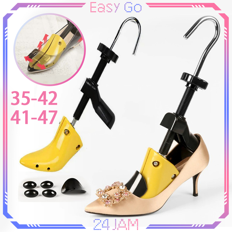 Alat Peregang Sepatu Alat Pelebar Sepatu Adjustable Pembesar Sepatu Alat Membesarkan Sepatu Pria Wan