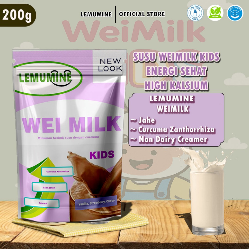 

Susu Penambah Berat Badan Penggemuk Badan Susu Gemuk Susu Penggemuk Badan Anak Lemumine (Sachet)