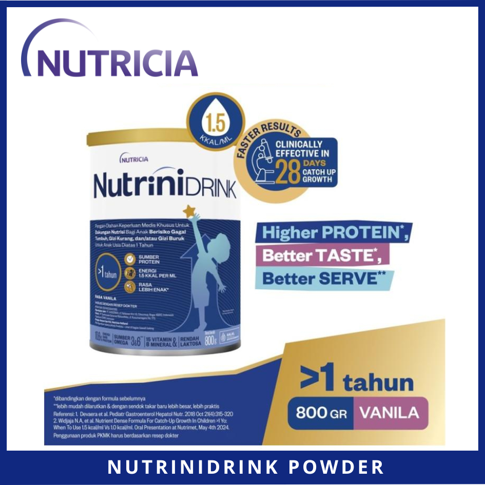 Nutrinidrink Powder 800GR - Susu bayi Nutricia Nutrinidrink Powder