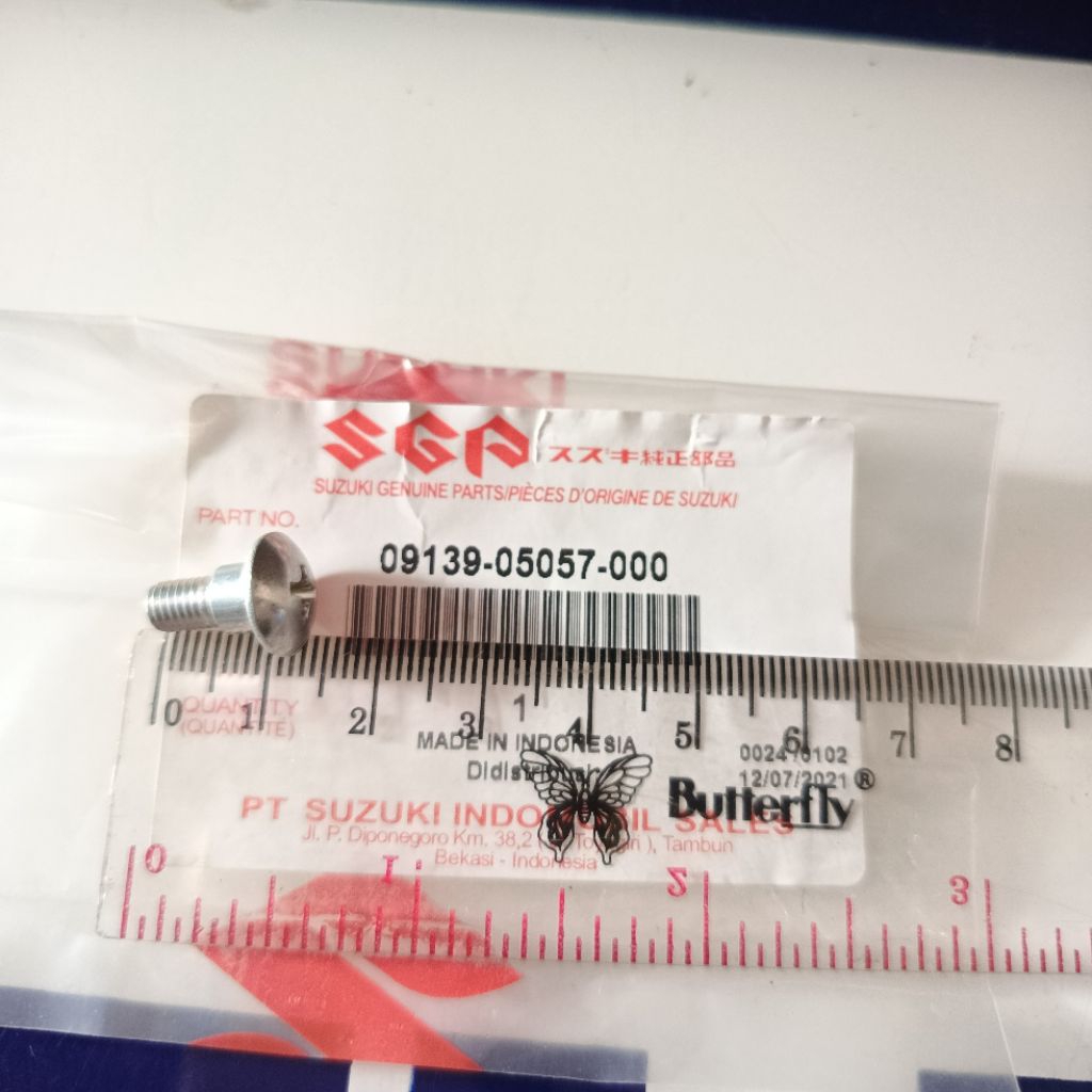 BAUT DUDUKAN  TUAS CUK CHOKE SUZUKI NEW SMASH 110 SMASH FD 110 SMASH TITAN 110 ORIGINAL SGP 09139-05