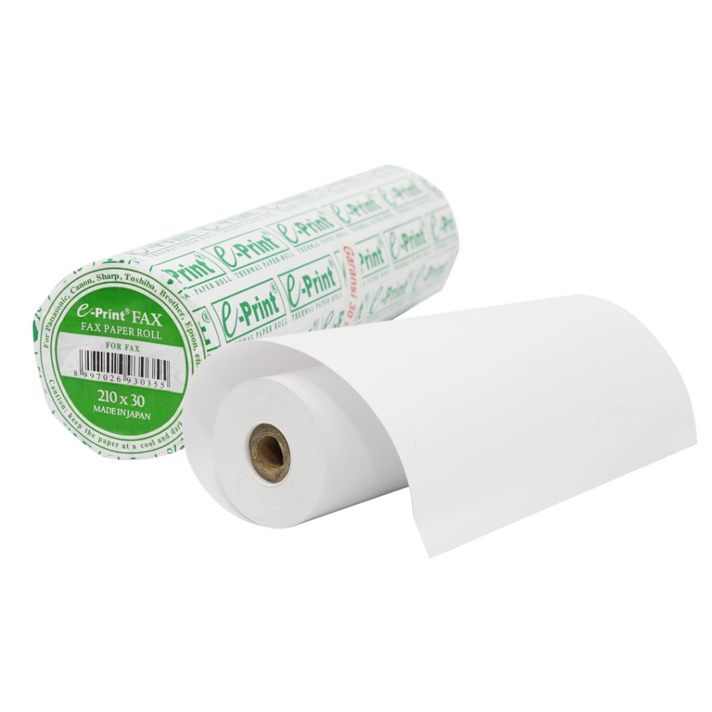 

Kertas Fax e-Print Full Hijau 210 x 30 mm Panjang 30 meter