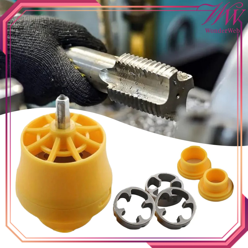 6pcs Alat Pembuat Ulir Pipa Set Alat Buat Drat Pipa PVC Alat Senai Pipa PVC Pipe Thread Maker Untuk 