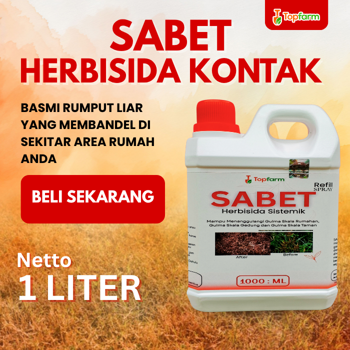 Herbisida Topfarm / Obat Rumput Paling Ampuh / Obat Rumput Liar / Obat Rumput Sapu Bersih / Herbisid