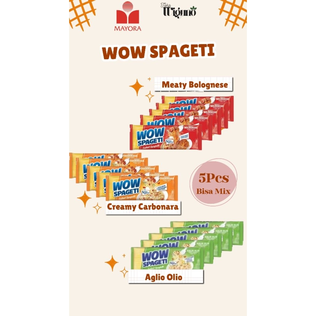 

Wow Spageti (5Pcs)