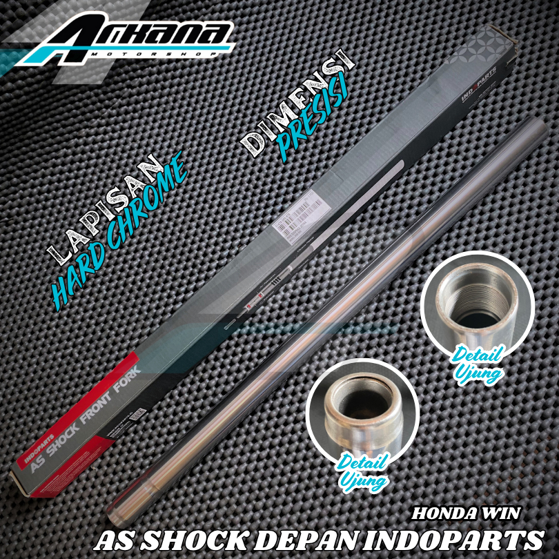 As Shock Shok Depan Hard Chrome Motor HONDA WIN ORIGINAL INDOPARTS