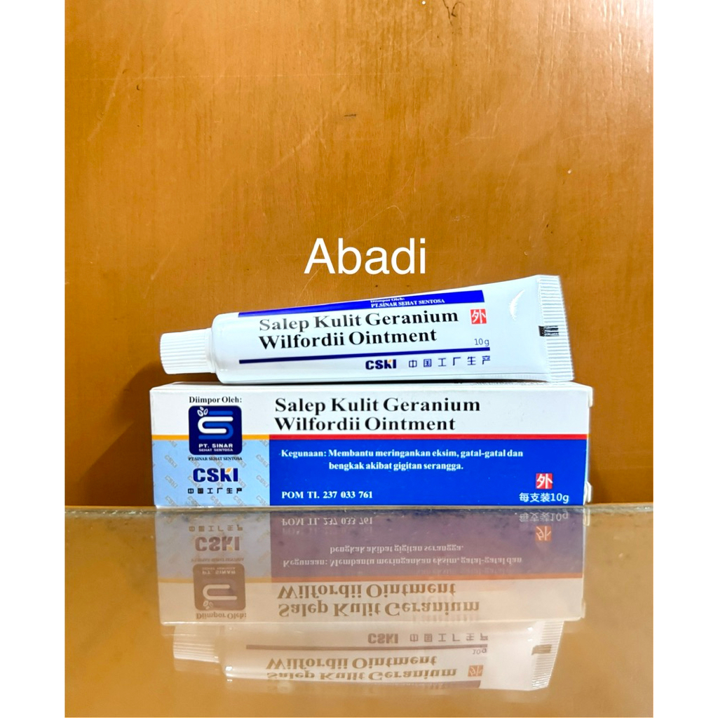Salep Kulit Geranium Wilfordii Ointment - Salep Gatal-gatal / Eksim