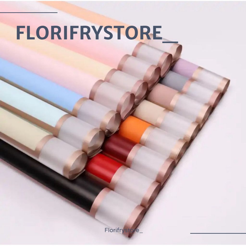 

Kertas Bunga Double List GoldKertas Buket Bunga Wrapping Paper (58×58) — K22