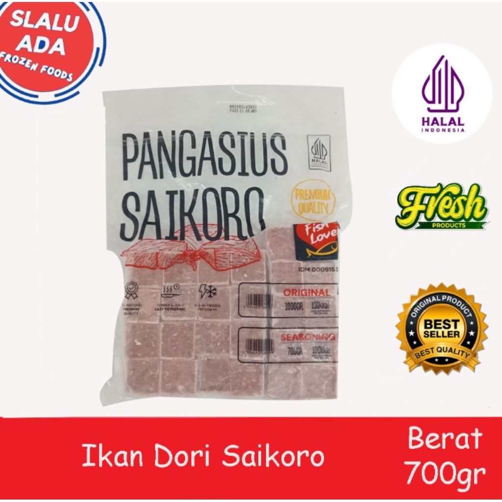 

Ikan Dori Saikoro Sudah Pake Bumbu Berat 700gr