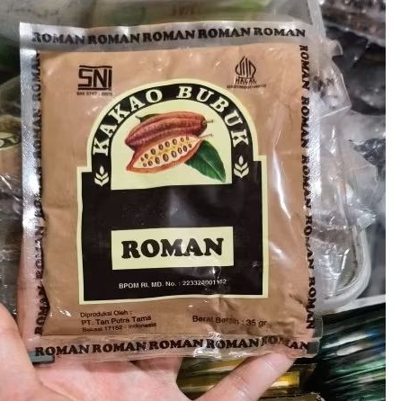 

Roman coklat bubuk kakau bubuk cocoa powder cokelat 35gr