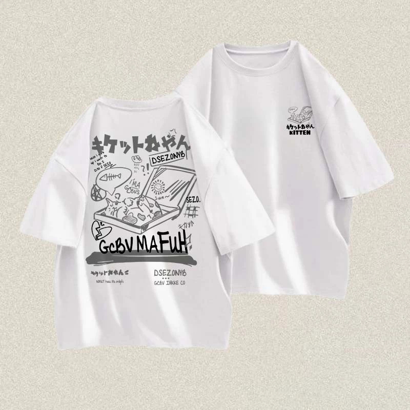 Kaos T-shirt Pria Oversize | Kaos Bergambar Jepang | Kaos Pria Distro | Kaos Distro Oversize Pria Pr