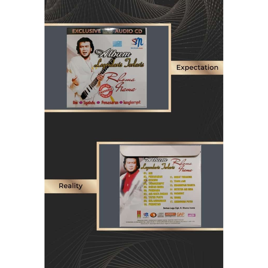 CD audio dangdut Rhoma irama album legendaris terlaris