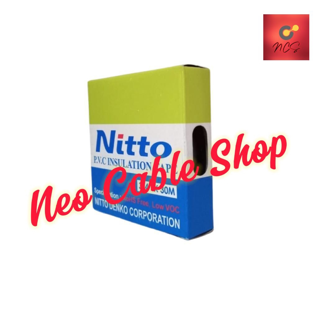 Isolasi Nitto Listrik 3/4"x30M Solasi Nitto