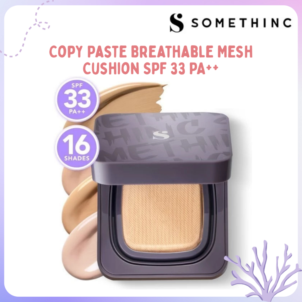 Somethinc Copy Paste Breathable Mesh Cushion SPF 33 PA++/Alas Bedak