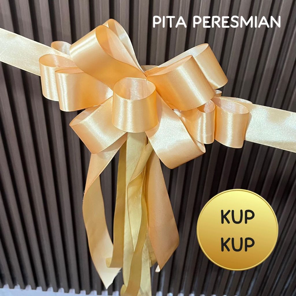 

Pita Peresmian Satin "Kup-Kup