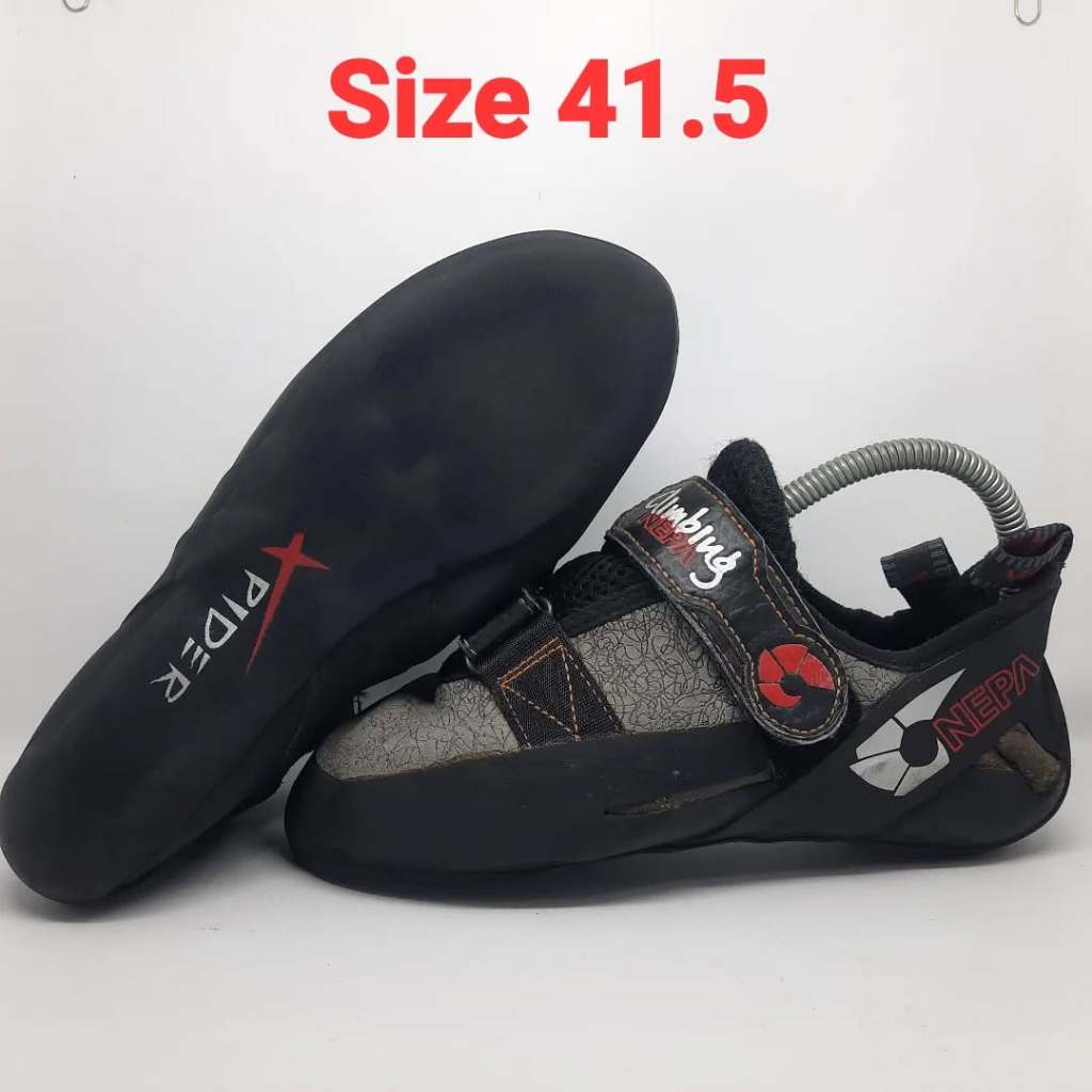 sepatu panjat tebing rock climbing second nepa hitam size 41.5