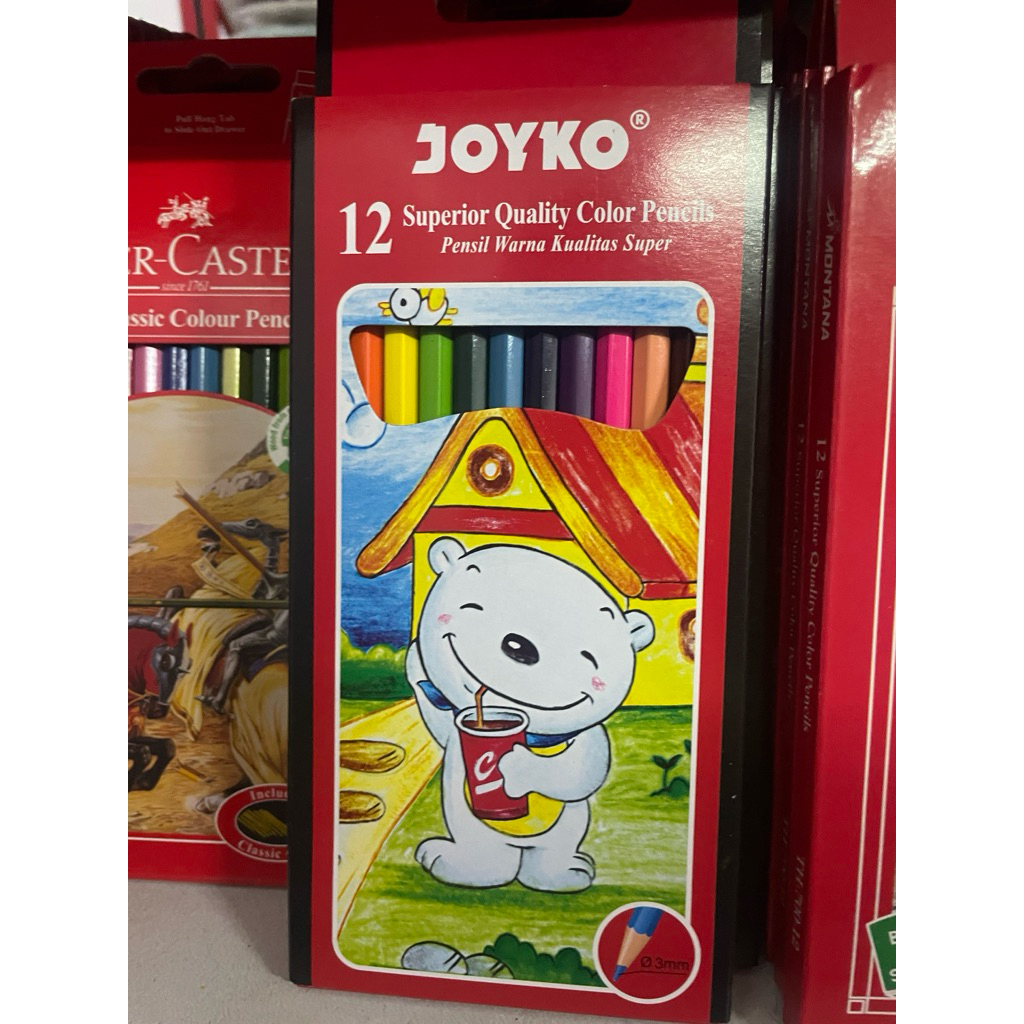 

pensil warna / pulas Joyko isi 12 warna