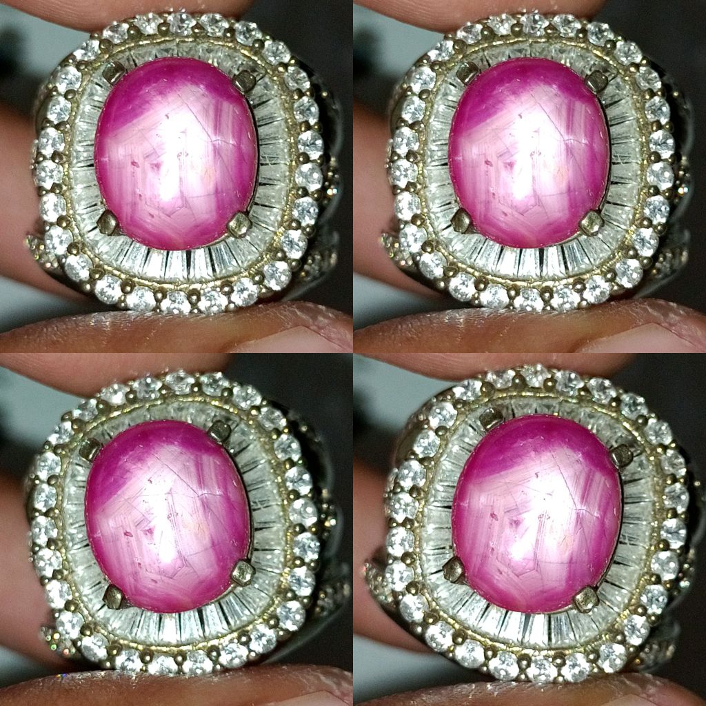 NATURAL STAR RUBY CORUNDUM SERAT SERAT PATWA BIG SIZE