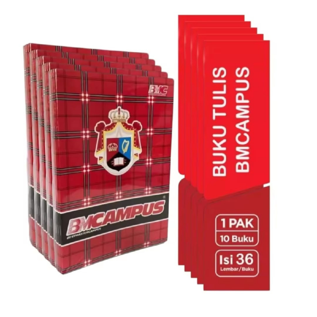 

Buku Tulis Merek Bmcampus Isi 36 Lembar 1 Pak Isi 10 Buku Tulis