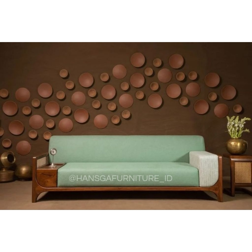 sofa ruang tamu minimalis jati rotan klasik | sofa 3 seater