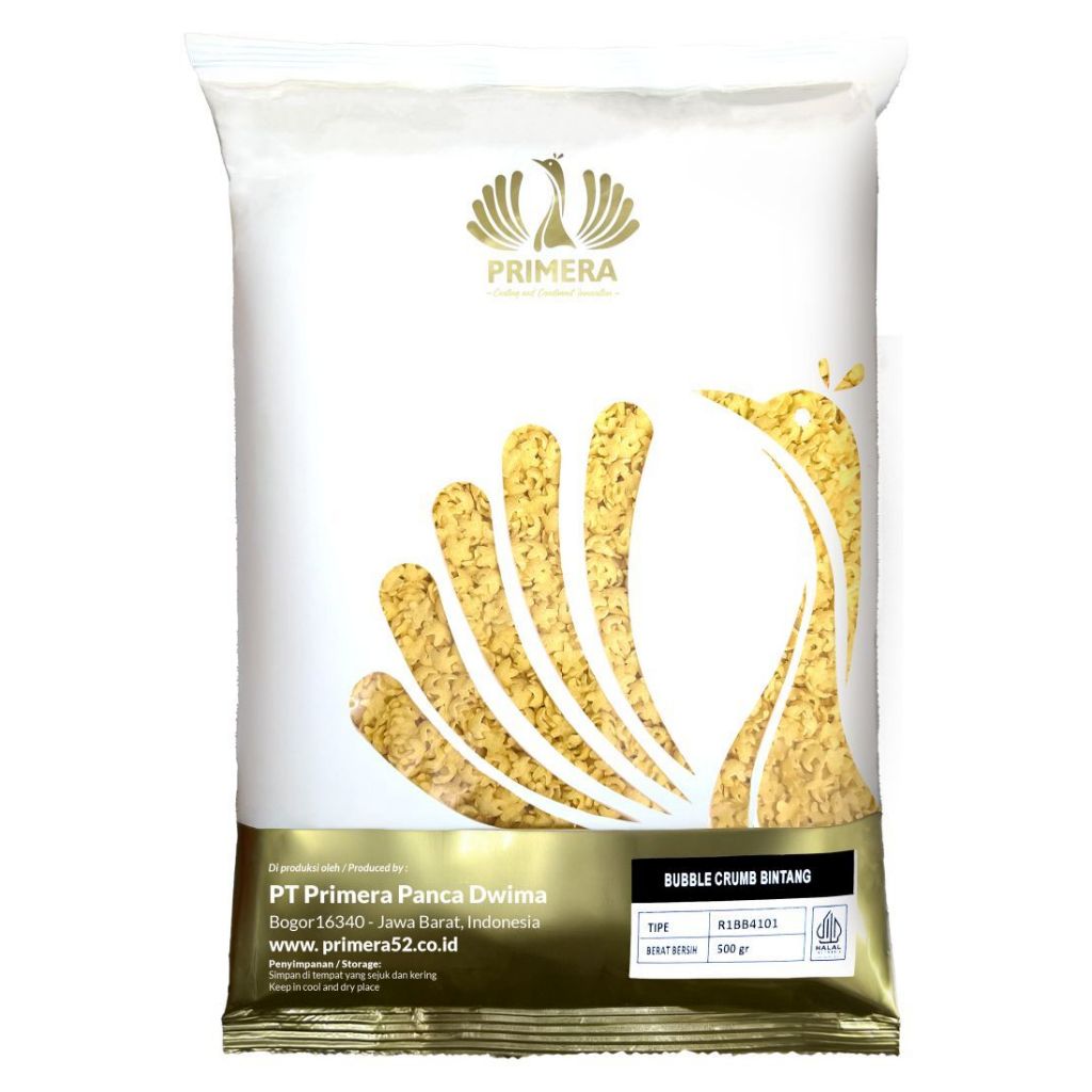 

Bubble crumb star tepung roti bintang primera 500 gr