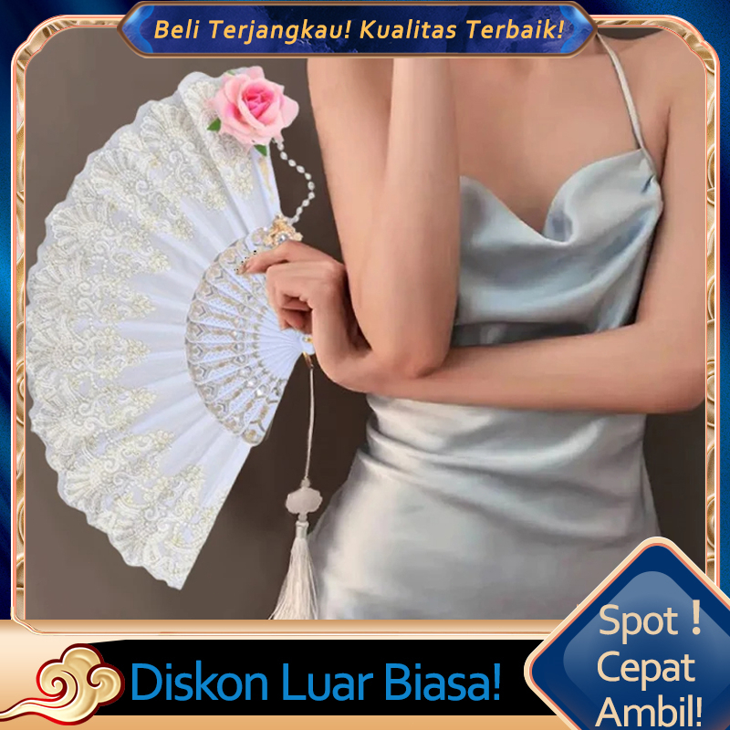 Kipas Lipat Cina Kuno Kipas Tangan Lipat Kipas Souvenir Tari Kipas Nari Kipas Tangan Lipat
