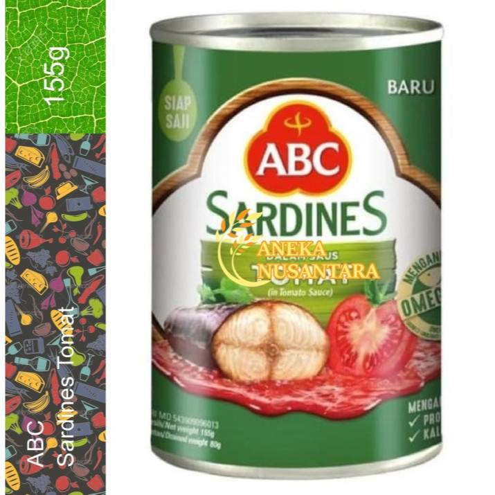 

ABC Sardines Tomat 155gr Sarden Tomat Sarden Dalam Saus Tomat ABC 155 gram Promo