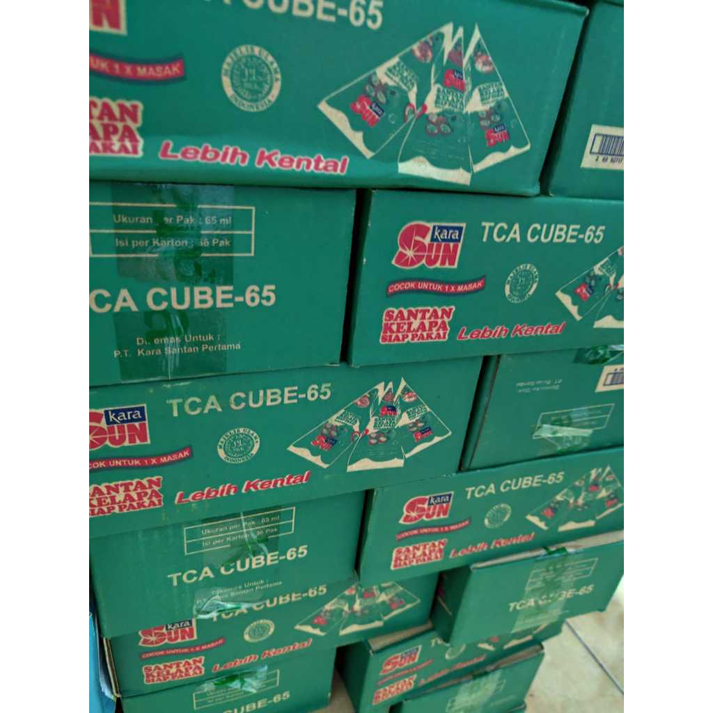 

Sun Kara Santan Kelapa Cair 65ml 1dus isi 36pcs