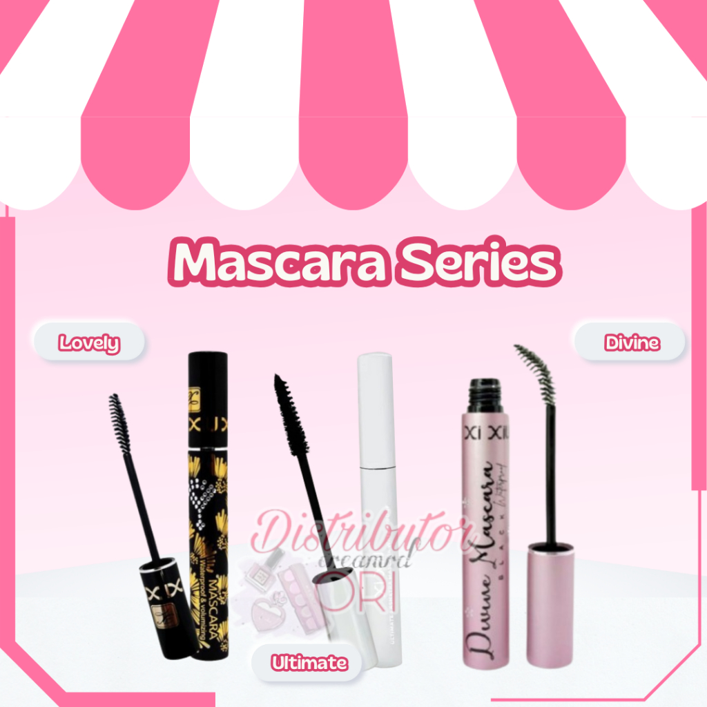 Xi Xiu Lovely | Black | Divine Mascara Waterproof Volumizing BPOM | maskara XIXIU / Ultimate Mascara