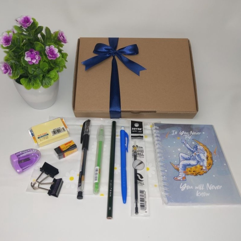 

KODE D22B Paket 2 Alat Tulis Anak Sekolah Murah Kado Alat Tulis Anak Hampers Alat Tulis Kantor Alat Tulis Set Pensil Pulpen Stabilo Memo Notes