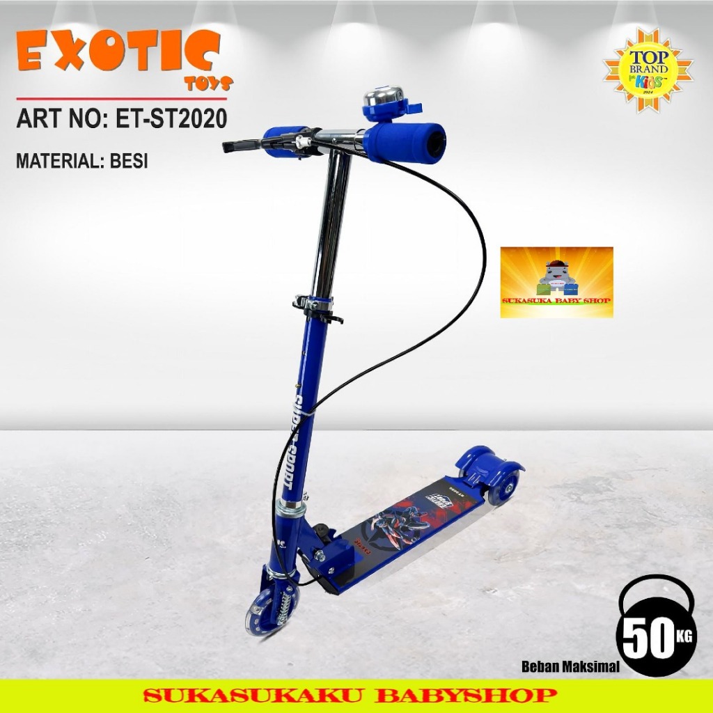 Scooter Exotic ST 2015 / ST 2020 / HB 210 / HB 206 / HB 211 / HB 005 / HB 213 Rem Tangan Otoped Skut