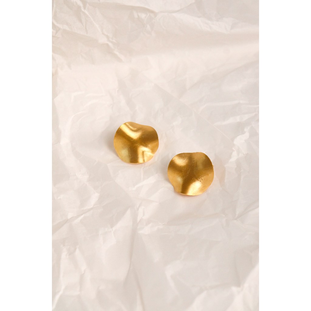 Gili Earrings | INHALE. | Aksesoris Anting 18K Gold Platted | Anting Gold