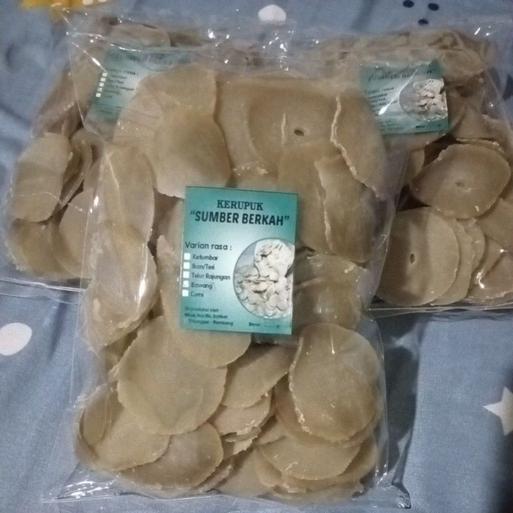 

Kerupuk bawang enak khas jateng