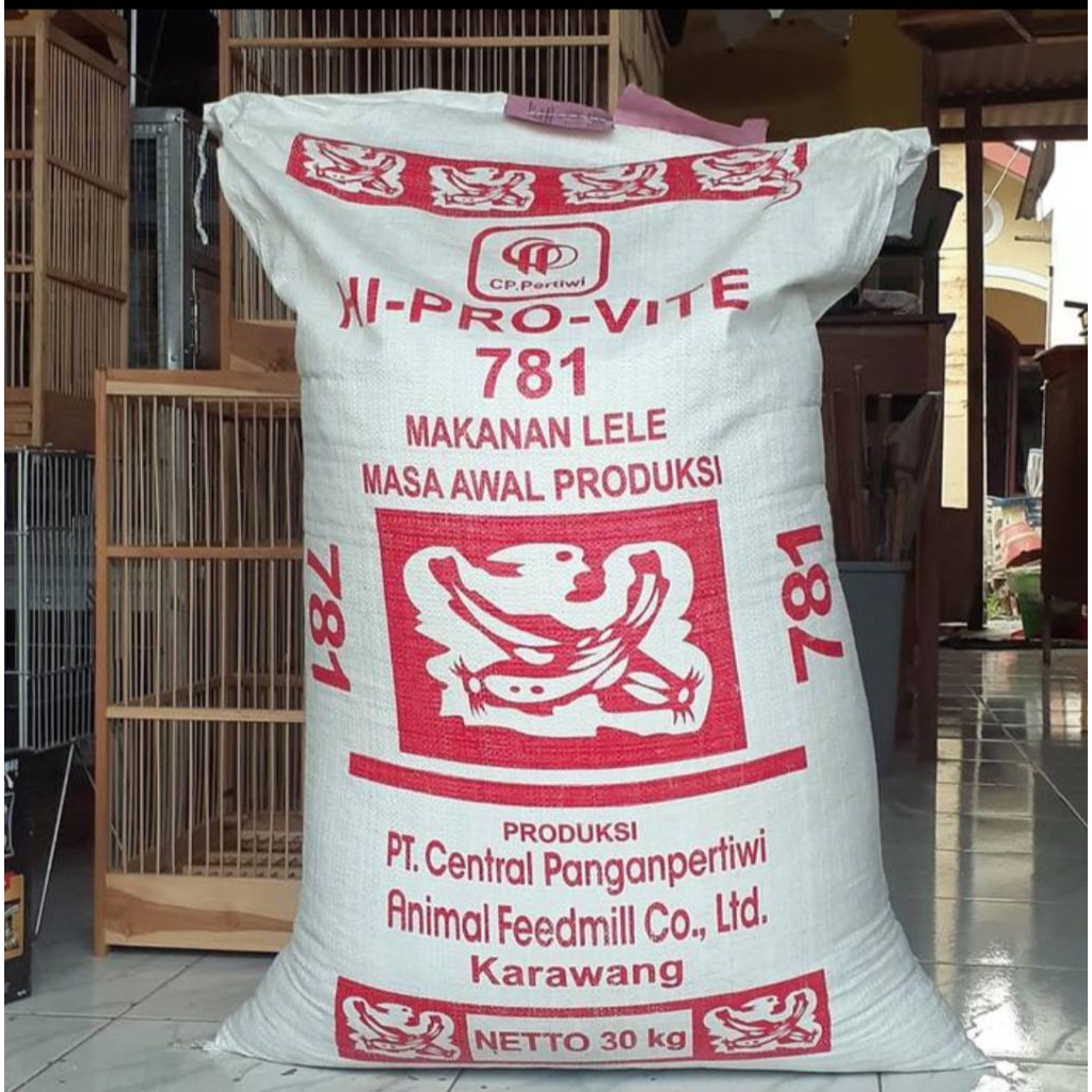Pakan Pelet Ikan Hi-Pro-Vite 781 1 Sak 30 Kg
