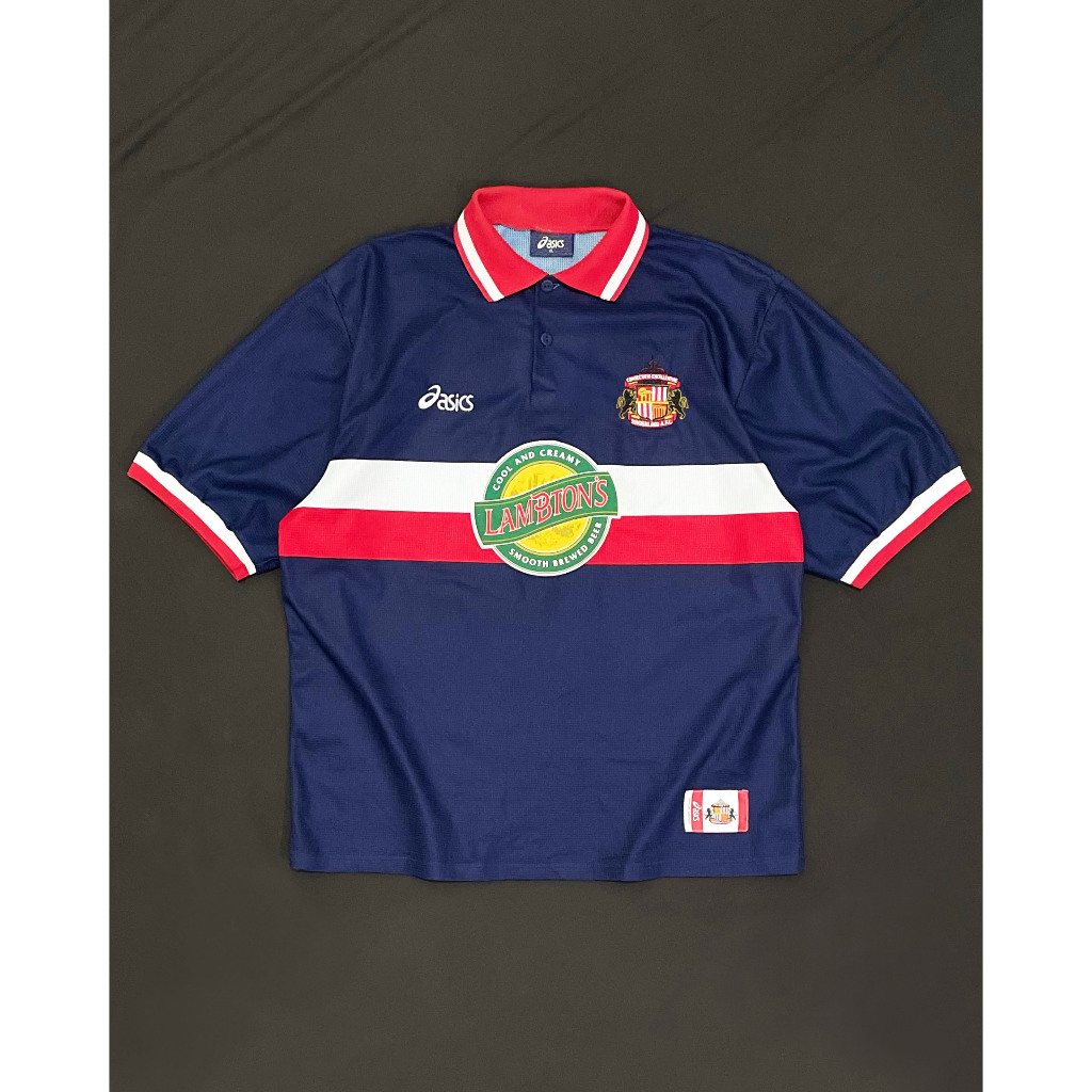 Original Asics Sunderland AFC Away Kit 1998 1999 2000 Jersey Bola Vintage